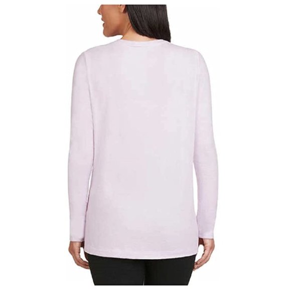 NWT Matty M Ladies Cozy V-Neck Top Colors Lilac, Mint, Pearl Gray, Size L XL $60 - Picture 5 of 6